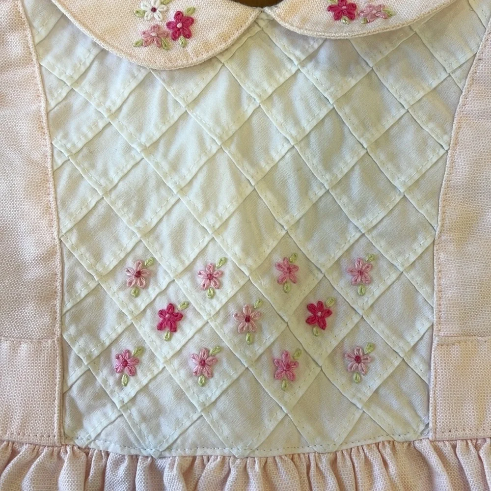 Gymboree vintage pink smocked dress